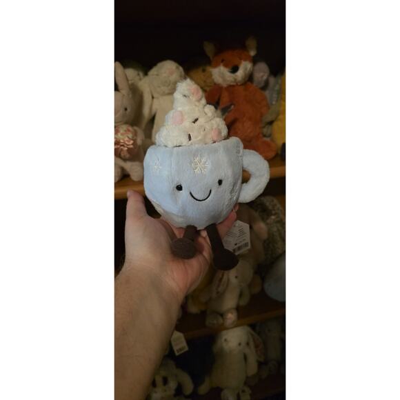 AUTHENTIC Jellycat Amuseables Hot Chocolate With Marshmallows - NWT